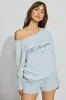 SoftTerry Off Shoulder Sweatshirt sold by Garage