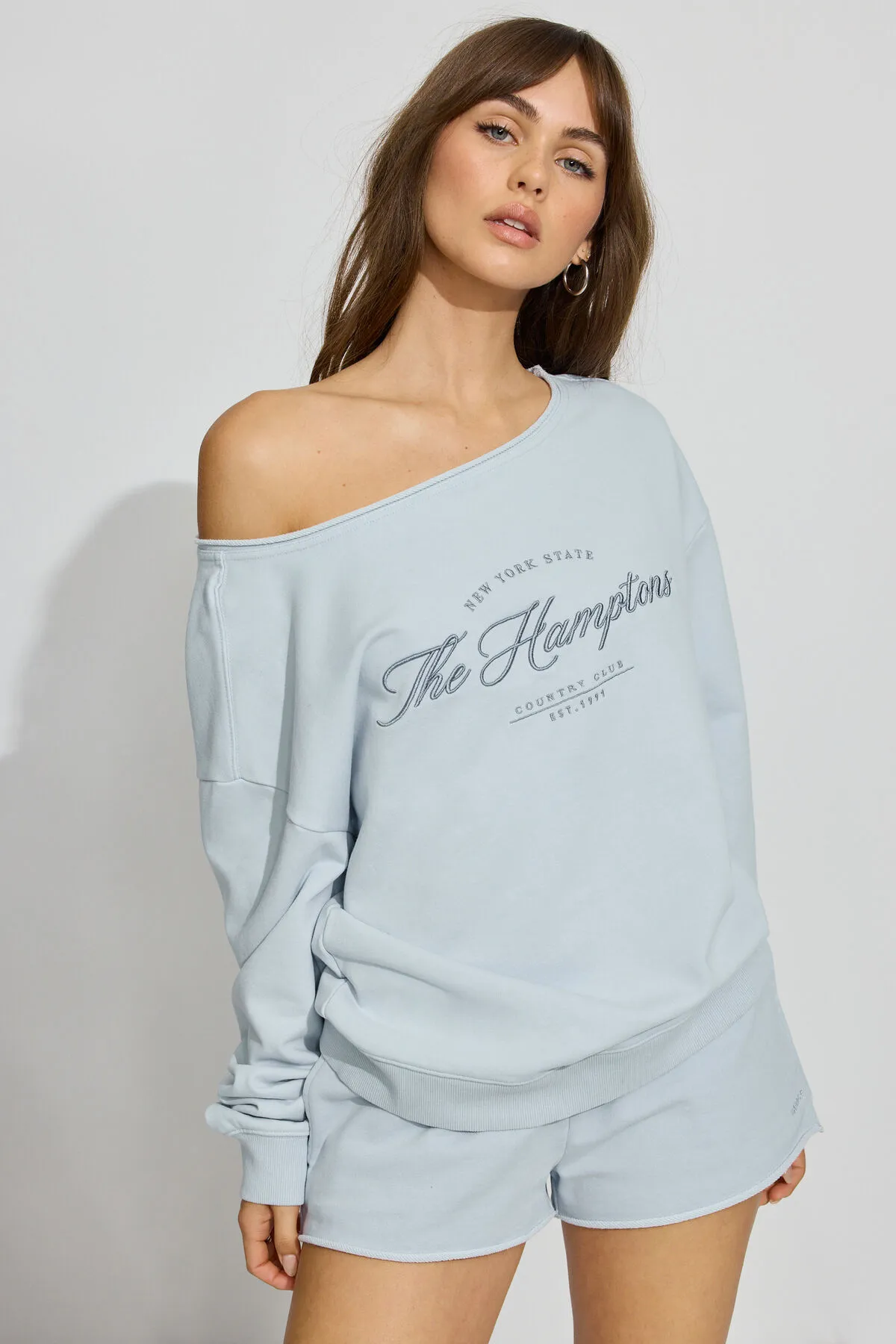 SoftTerry Off Shoulder Sweatshirt sold by Garage product image thumbnail 3