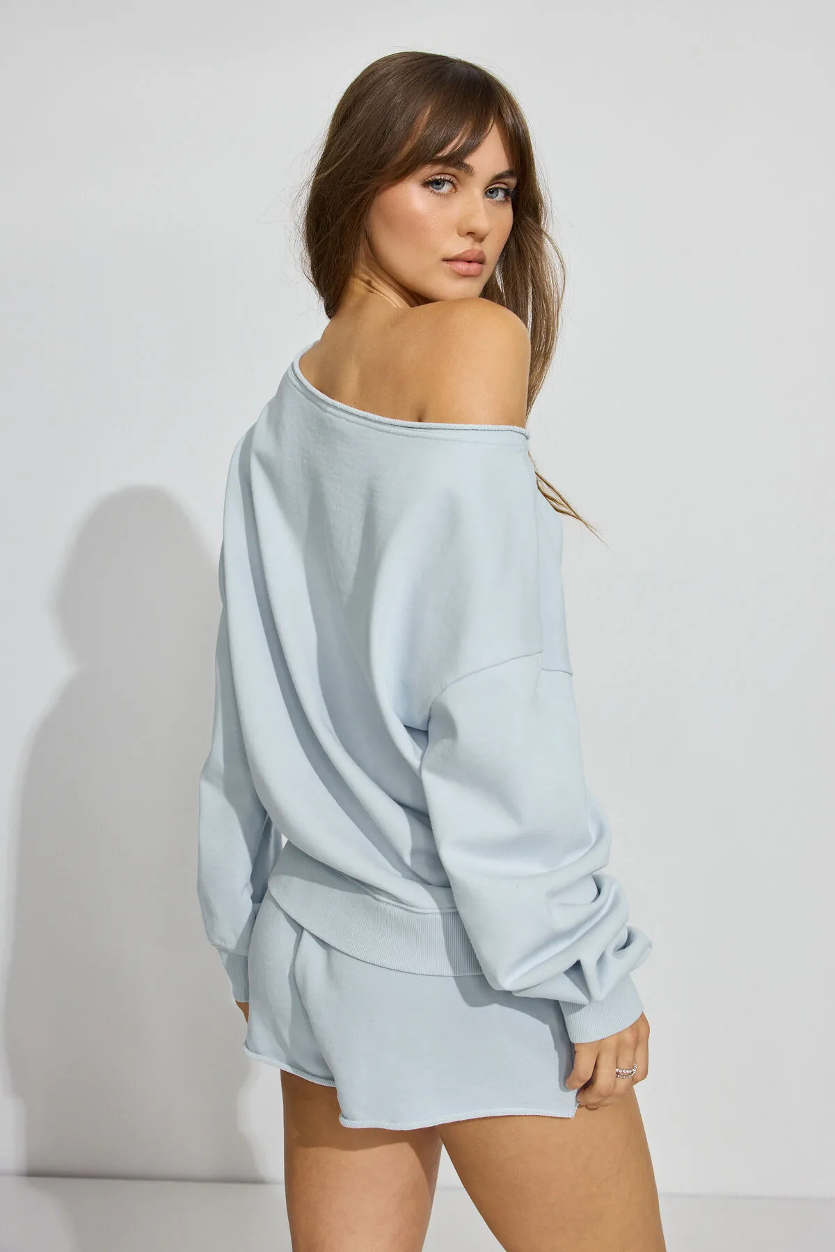 SoftTerry Off Shoulder Sweatshirt sold by Garage product image thumbnail 4