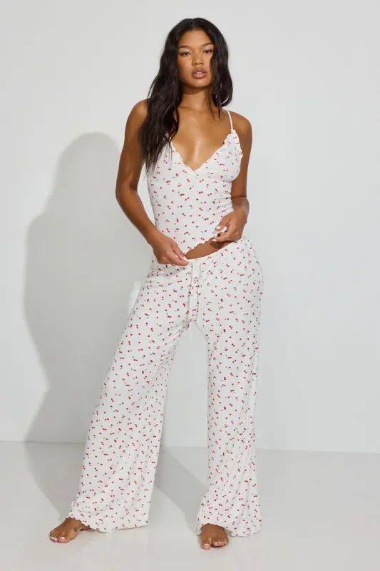 Pointelle Slouchy Pants sold by Garage