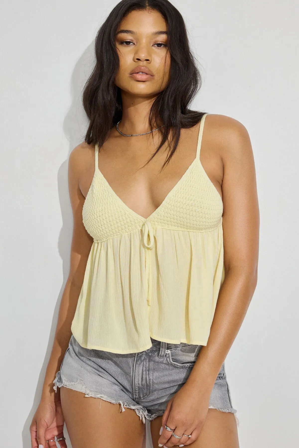 Mix Media Tank Top sold by Garage