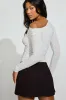 SexyCozy Asymmetric Long Sleeve Top sold by Garage