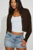 Renee Spongy Cropped Cardigan sold by Garage
