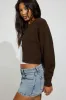 Renee Spongy Cropped Cardigan sold by Garage