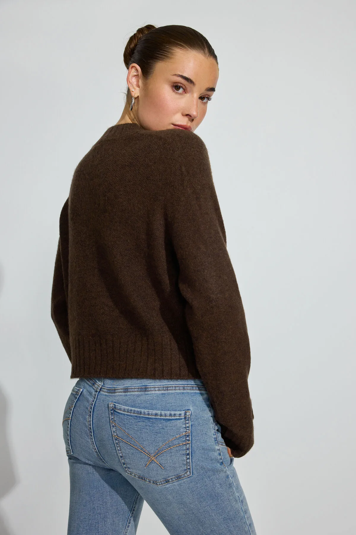 Long Sleeve Spongy Crewneck Sweater sold by Garage product image thumbnail 3