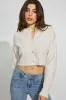 Renee Spongy Cropped Cardigan sold by Garage