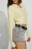 Renee Spongy Cropped Cardigan sold by Garage