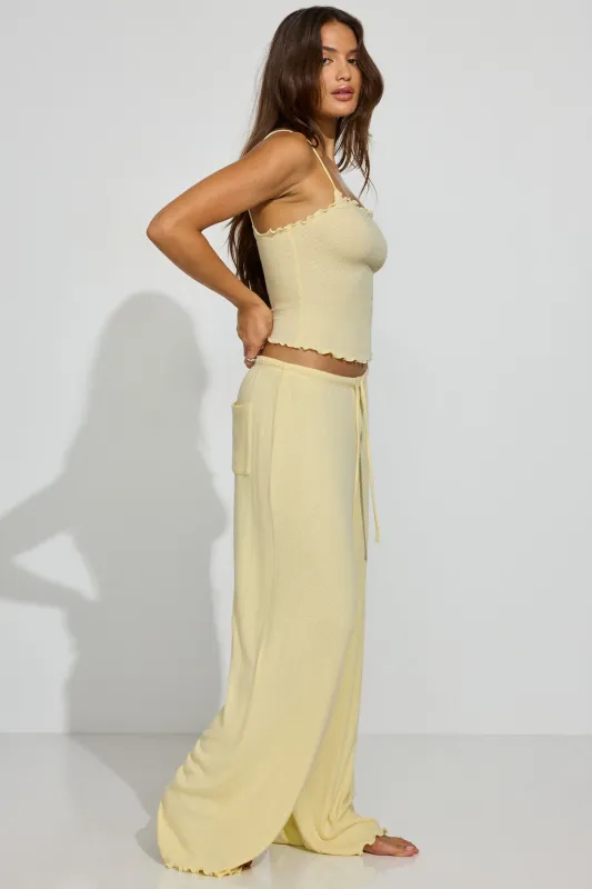 Pointelle Slouchy Pants sold by Garage