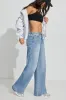 Belted Low Rise Wide Leg Jeans sold by Garage