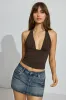 Pixie Plunge Halter Top sold by Garage