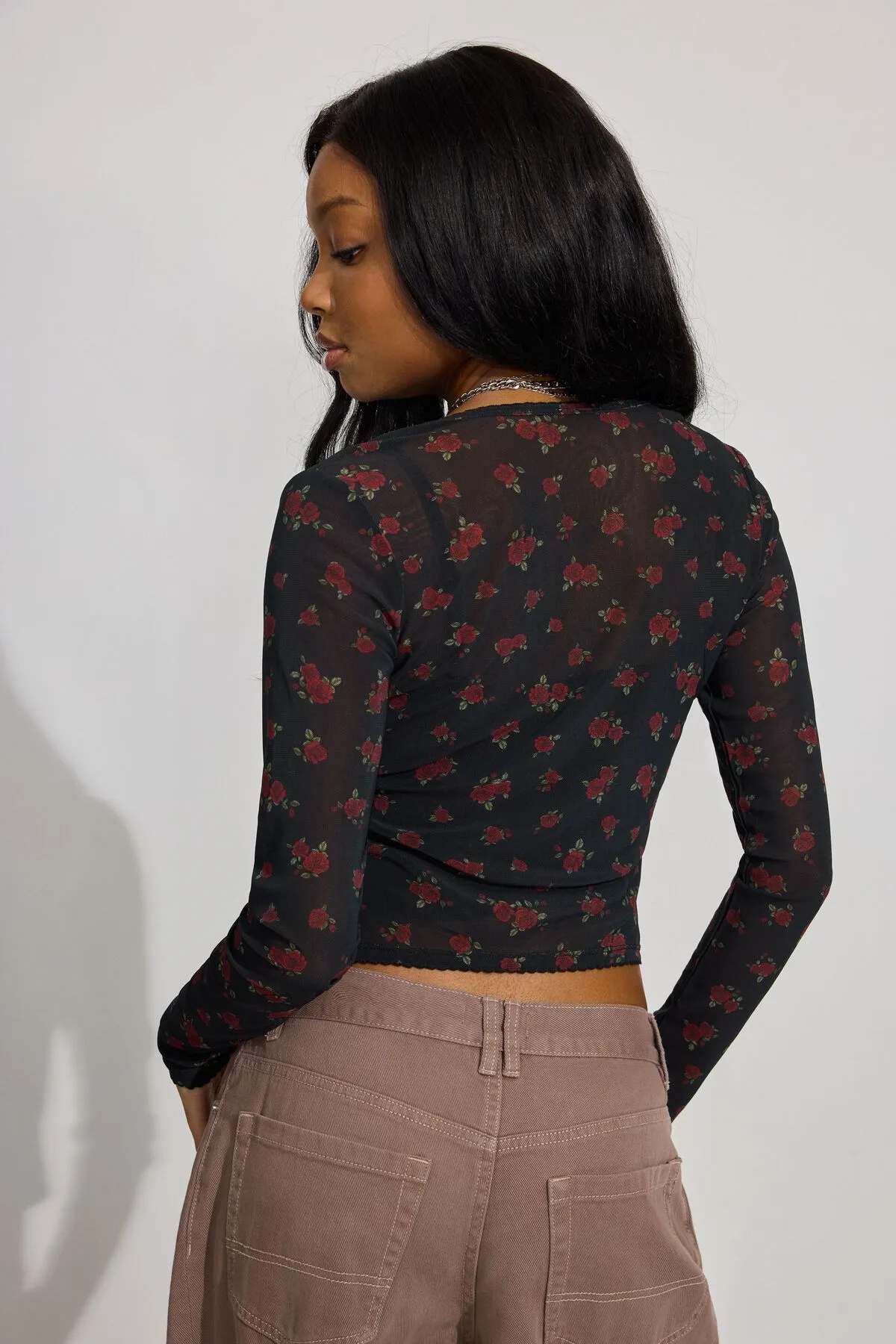 Sheer Mesh Cardigan sold by Garage product image thumbnail 4