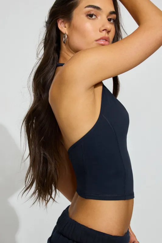 SoftActive Scoop Halter Top sold by Garage