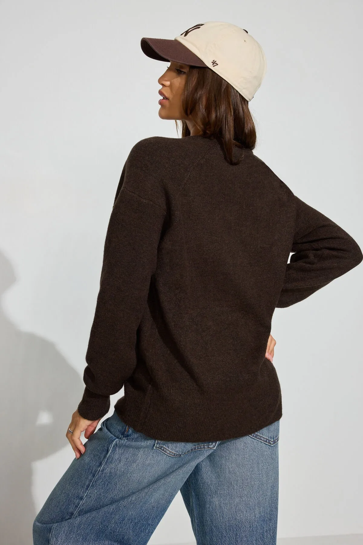 Long Sleeve Spongy Oversized Cardigan sold by Garage product image thumbnail 4