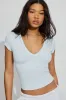 Sleek Deep V Neck T Shirt sold by Garage