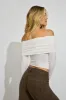 SexyCozy Off Shoulder Long Sleeve Top sold by Garage