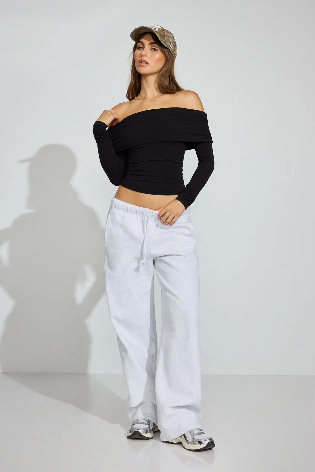 SexyCozy Off Shoulder Long Sleeve Top sold by Garage product image thumbnail 3