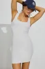 Rib Scoop Neck Tank Dress sold by Garage