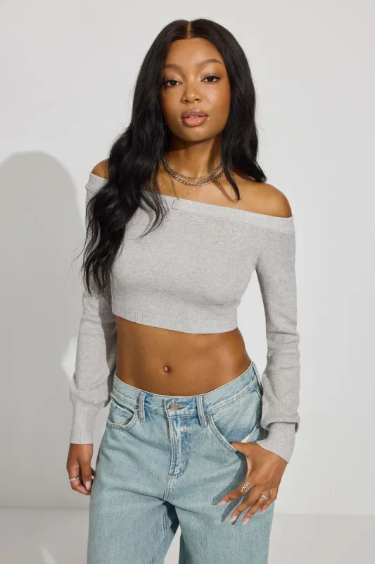 Micro Off Shoulder Top sold by Garage
