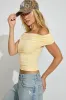 Smooth Off Shoulder T-Shirt sold by Garage