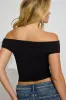 Smooth Off Shoulder T-Shirt sold by Garage