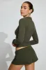 Sleek Polo Long Sleeve Top sold by Garage