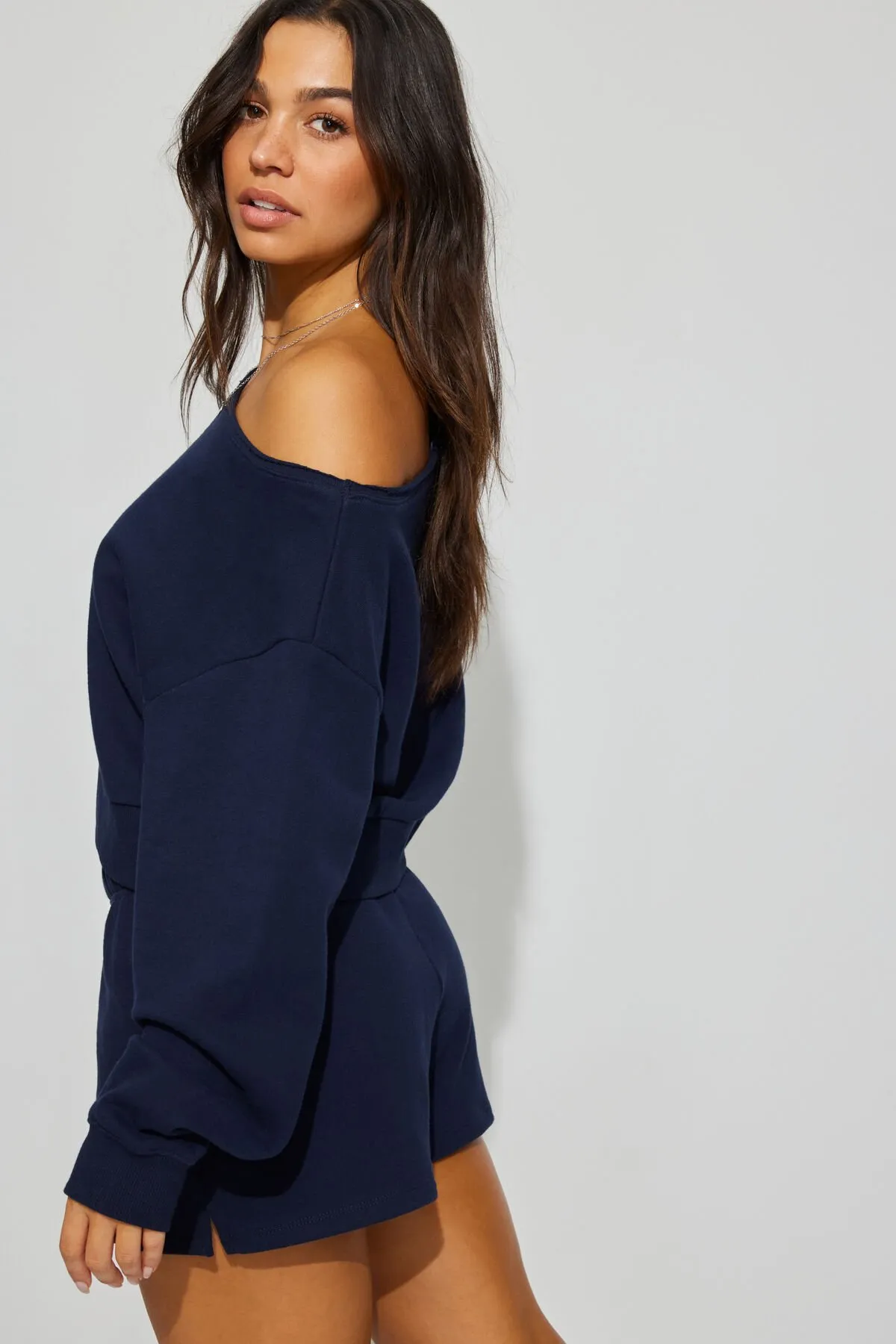 SoftTerry Off Shoulder Sweatshirt sold by Garage product image thumbnail 2