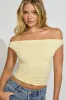 Clean Off Shoulder Top sold by Garage