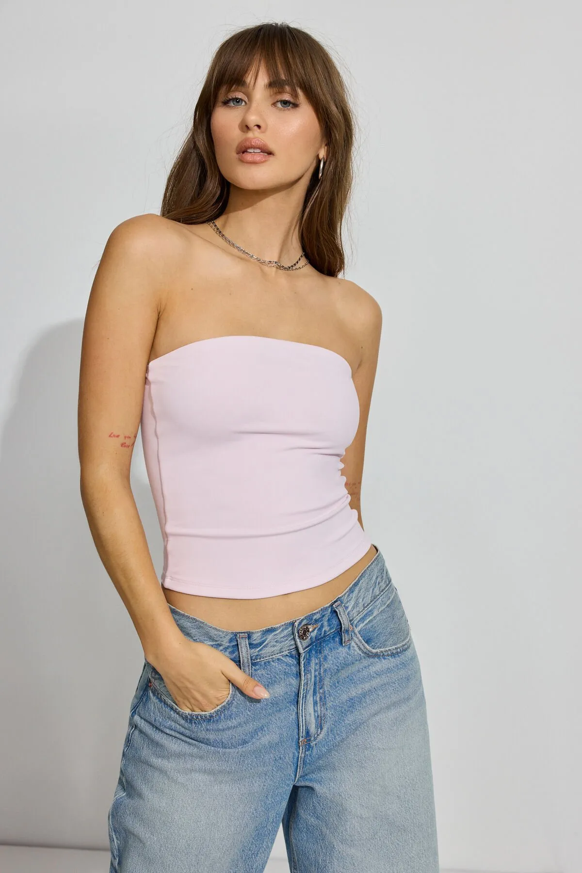 Sleek Longline Tube Top sold by Garage product image thumbnail 2