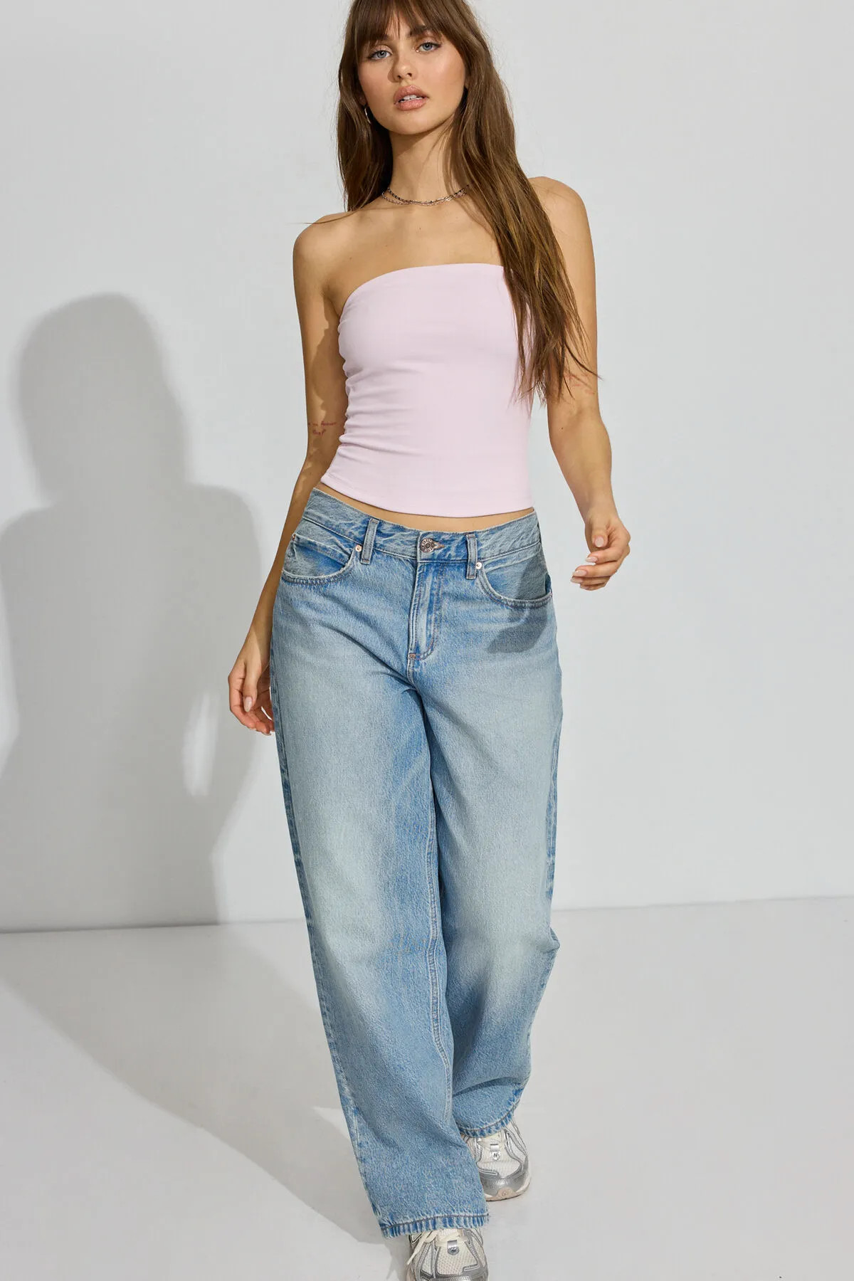 Sleek Longline Tube Top sold by Garage product image thumbnail 3
