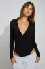 Polo Deep Plunge Bodysuit sold by Garage