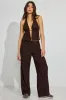 Linen Tie Back Halter Top sold by Garage