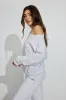 SoftTerry Off Shoulder Sweatshirt sold by Garage
