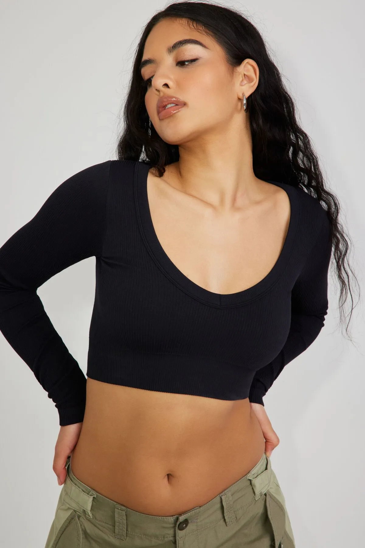 Sonia Seamless Long Sleeve Top sold by Garage