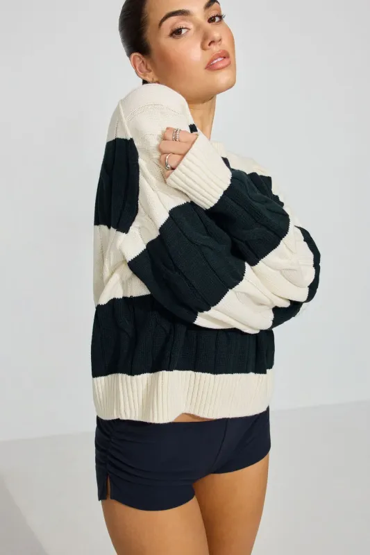 Oversized Cable Sweater sold by Garage