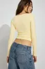 Estelle Long Sleeve Boatneck Top sold by Garage