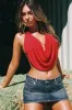 Open Back Cowl Top sold by Garage