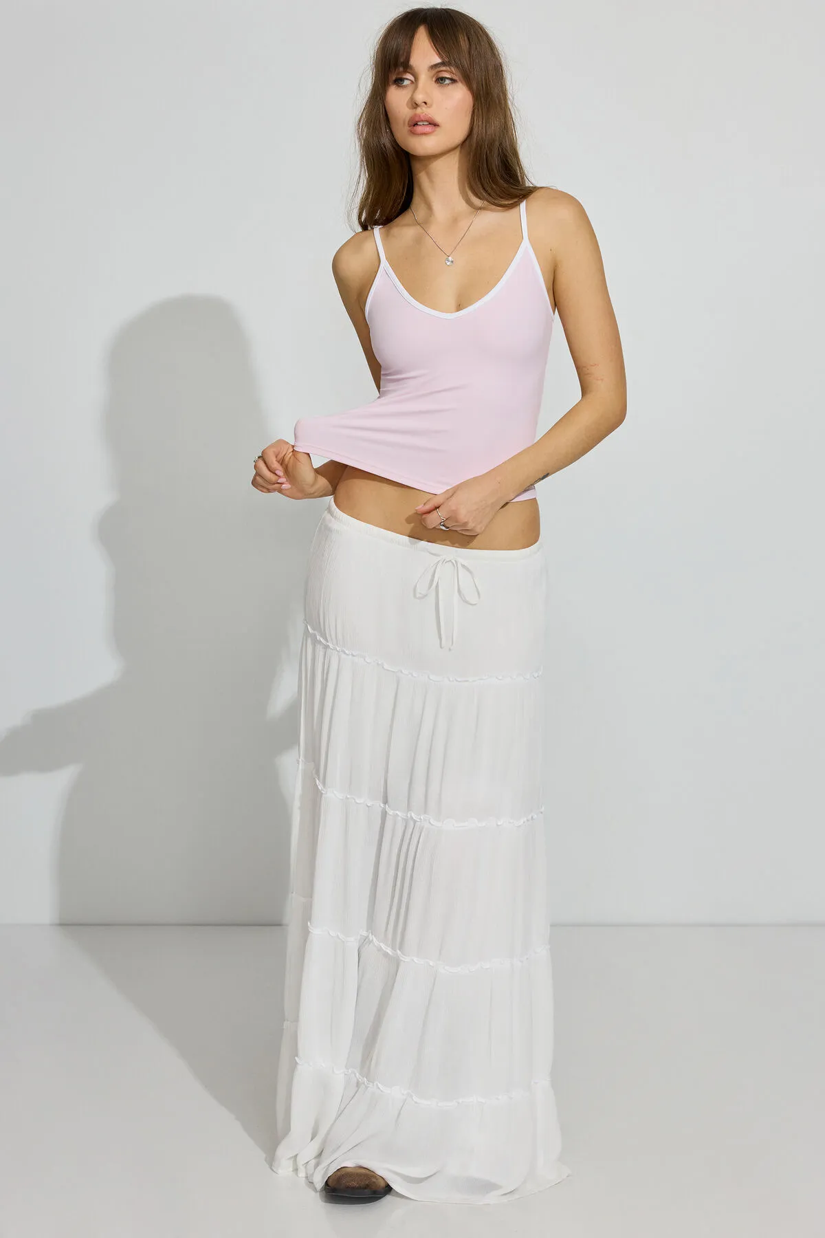 Sleek V-Neck Cami Top sold by Garage product image thumbnail 2