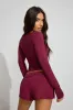 Smooth Scoop Neck Long Sleeve Top sold by Garage