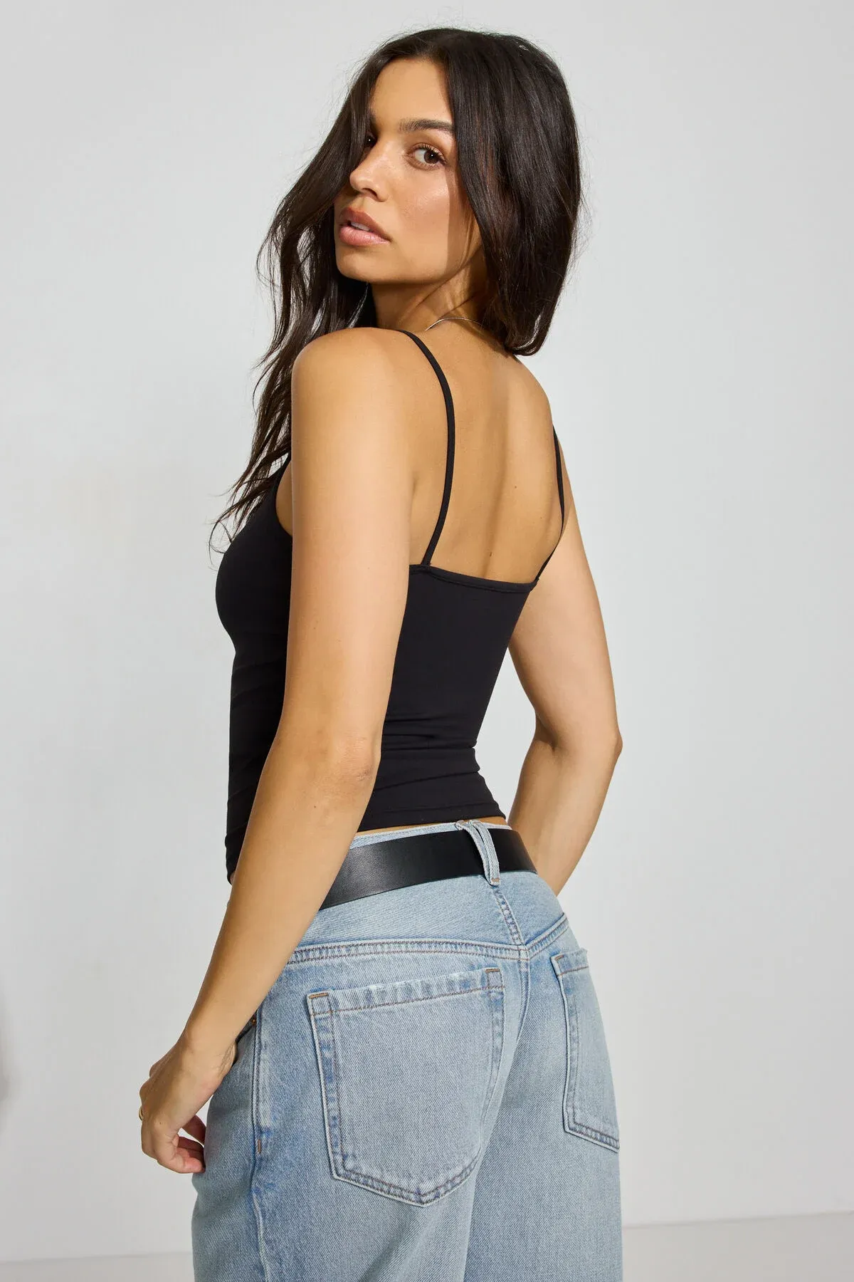 Sleek Scoop Cami Top - Garage - Black - Women Clothing sold by Garage product image thumbnail 4