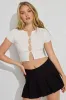 Short Sleeve Peakaboo Top sold by Garage