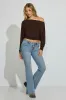 Smooth Dolman Boatneck Top sold by Garage