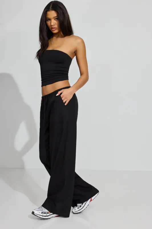 Millie Linen Pull-On Pants sold by Garage