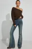 Spongy Relaxed Off Shoulder Sweater sold by Garage