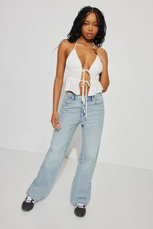 Wide Leg Jean sold by Garage