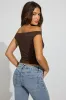 Clean Off Shoulder Top sold by Garage