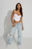 Lia Lace Trim Bustier Top sold by Garage