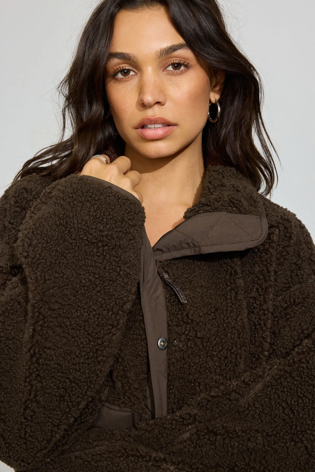 Sherpa Mixed Media Jacket sold by Garage product image thumbnail 4