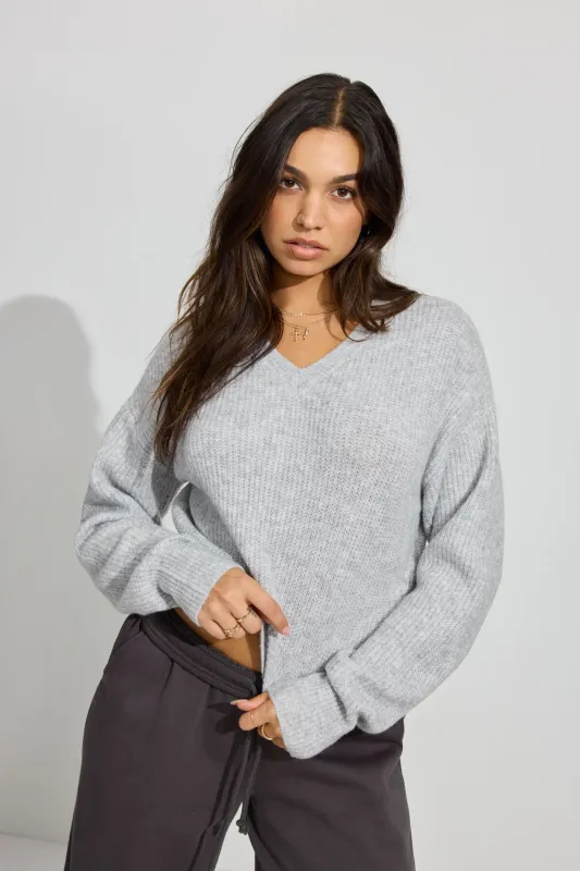 Cozy V Neck Sweater sold by Garage