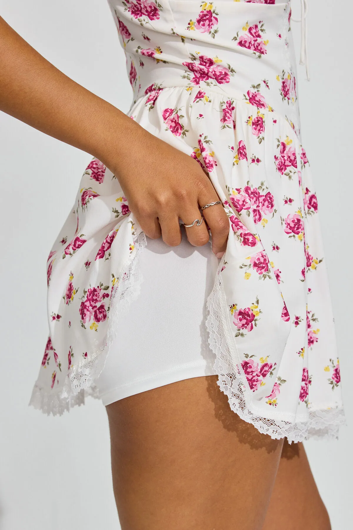 Plunge V-Neck Romper Dress sold by Garage product image thumbnail 5