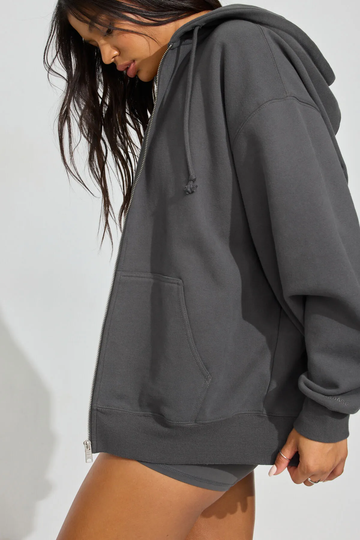 SoftTerry Oversized Zip-Up Hoodie sold by Garage product image thumbnail 2